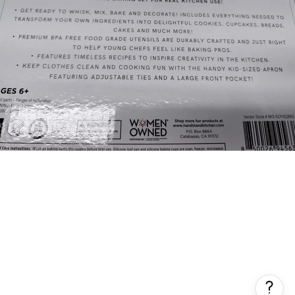 HandStand Kitchen Classic Kids 44 Piece Baking Set For Real Baking NEW - Picture 6 of 9